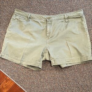 Faded Glory Sage Green Women's Shorts